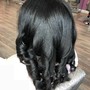 Hand Tied Extension (4-6 rows) - Hair Included