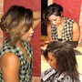 Shampoo/Style(Relaxed hair)