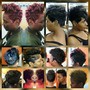 Women natural hair cuts