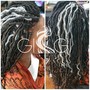 natural up do/ twist/