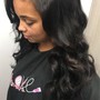 Slik press with shampoo for relaxer hair