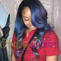 28” or longer wig color