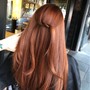 Shampoo and blowdry - long hair (below shoulders)