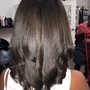 Shampoo/Blow dry/No Style (protective style prep)