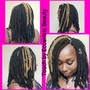 Faux Loc Half and Half