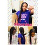 Large knotless box braids