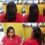 Knotless/Smedium/Shampoo/Blowdry/Clipends