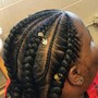 Sm fishbone ponytail