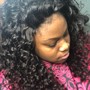 Lace closure sew-in