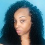 Lace closure sew-in