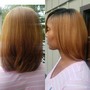 semi- permanent color or rinse and style