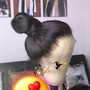 Half Up x Half Down Ponytail QUICKWEAVE