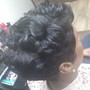 Roller Set Natural Hair