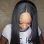 Flip over sew in