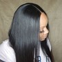 Lace Closure Sew In hair provided