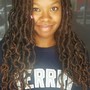 Instant permanent pre-made human hair Loc Extensions