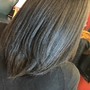 Glue-in “refresh” w/flat iron