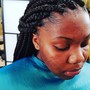 4 feed-in Braids  HAIR INCLUDED