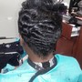 Quick Weave with leave out