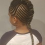 Sleek ponytail with hair included