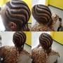 Feed in Braids  5 to 6