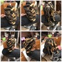 Loc Extensed ponytail