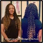 Crochet braids and faux locs