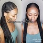 Natural  hair braided updo