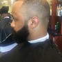 Bald Head with Clippers and electric razor