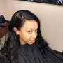 Sew In (Traditional w/min leave out)