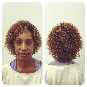 Straw Set Curls, Natural Hair 3c/4a