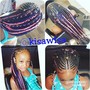 Kid Smedium Box Braids-Hair included