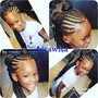 Kid Smedium Box Braids-Hair included