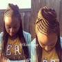 Feed in Braids Touch up