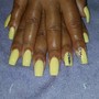 Acrylic Toe Full Set (10Toes)