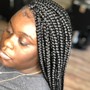 Medium Goddess knotless Braids