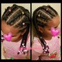 2 layered French braids (kids 6 to 12yrs old)