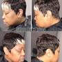 Cut, Relaxer, Rinse, Style