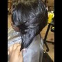 Ponytail w/Bangs (glue)