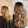 Full Blonding- Highlights with tip outs