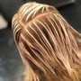 Full Blonding- Highlights with tip outs