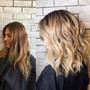 Full Blonding- Highlights with tip outs