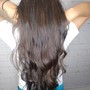 Blow out/ silk press long length