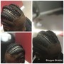 Goddess braids (2-3braids)