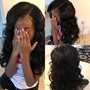 Sew in leave out