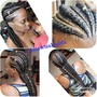 Feed in Braids Touch up