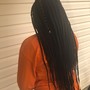 Small Knotless Braids (Butt)