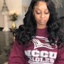 Lace closure wig install