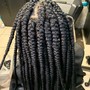 Loc retwist with style