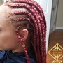 Braided ponytail